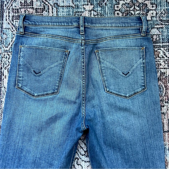 Hudson Holly High-Rise Skinny Jeans Size 30 Ripped Knee Distressed Ankle Length - Picture 8 of 9